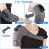 3-In-1 Heated Knee Massager Shoulder Heating Pads Elbow Brace with 3 Level Vibration and Heating Modes for Pain Stress Relief