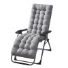 66.92x22.04in Thickened Chaise Lounger Cushion Recliner Rocking Chair Sofa Mat Deck Chair Cushion