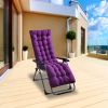 66.92x22.04in Thickened Chaise Lounger Cushion Recliner Rocking Chair Sofa Mat Deck Chair Cushion
