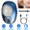 Portable Electric Shaver with LED Digital Display Type-C Rechargeable Electric Razor for Men Electric Beard Trimmer for Home Office Travel Car